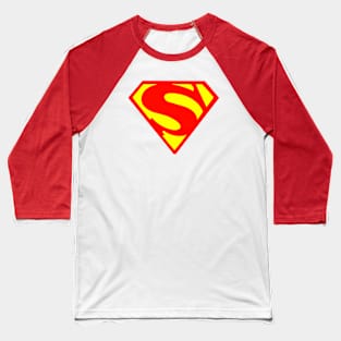 Golden Age Superhero Shield Baseball T-Shirt